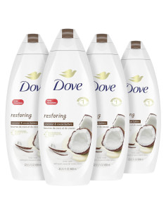 Dove Lavado Corporal 4x620ml Manteca de Coco y Cacao
