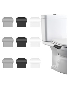 Elevador de Tapa de Inodoro Piriuuo - 9 Piezas Autoadhesivas