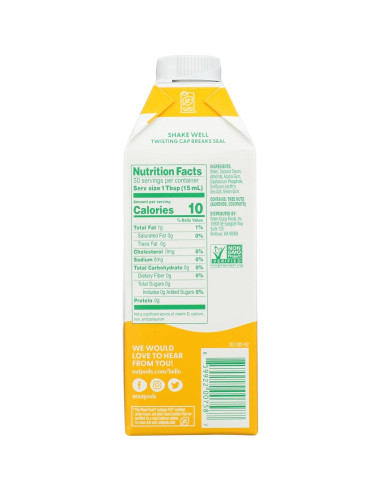 Crema de Almendra y Coco NUTPODS 750 ml Sin Azúcar