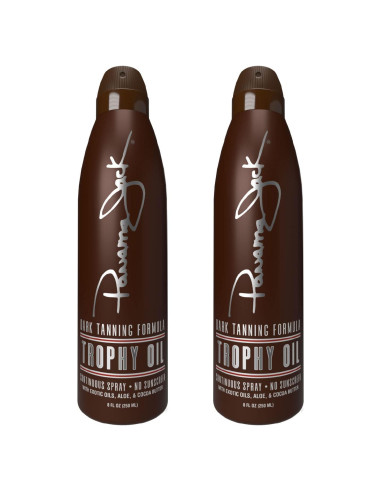 Aceite Bronceador Panama Jack Trophy 155 g - Sin SPF, 2 Piezas