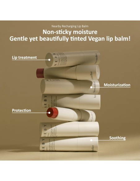 Bálsamo Labial Rehidratante Vegano Hersteller 32g - Hidratación Intensiva