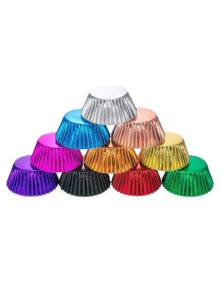 Forros de Papel para Cupcakes Sumind 200 Piezas Multicolor