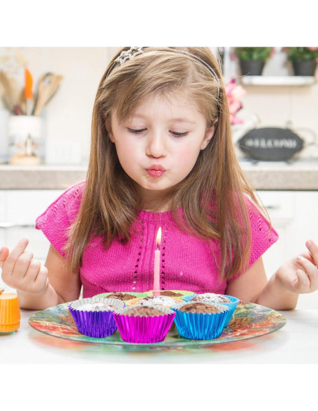 Forros de Papel para Cupcakes Sumind 200 Piezas Multicolor