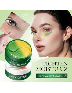 Parches para Ojos de Aguacate InfiniteRelax - 60 Pcs Hidratantes 2