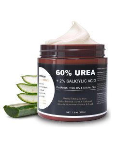 Crema Hidratante para Pies y Manos 198g - 60% Urea y 2% Ácido Salicílico