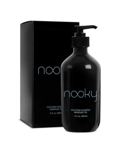Aceite de Masaje Nooky Coco 473ml - Hidratante y Aromático