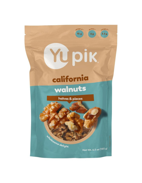 Nueces Crudas Yupik 185 g Sin Gluten y Kosher - Snacks Saludables