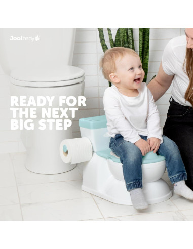Orinal Realista 2-en-1 Jool Baby Aqua con Sonidos y Forros
