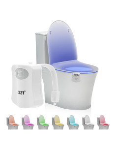 Luz Nocturna para Inodoro ZSZT 8 Colores con Sensor de Movimiento