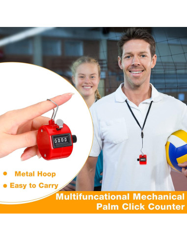 Contador de Mano Hoteam 20 Clickers Digitales y Mecánicos