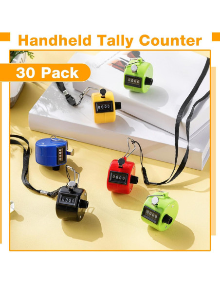 Contador de Mano Hoteam 20 Clickers Digitales y Mecánicos