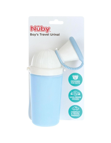 Orinal de Viaje Nuby para Niños - Portátil a Prueba de Fugas