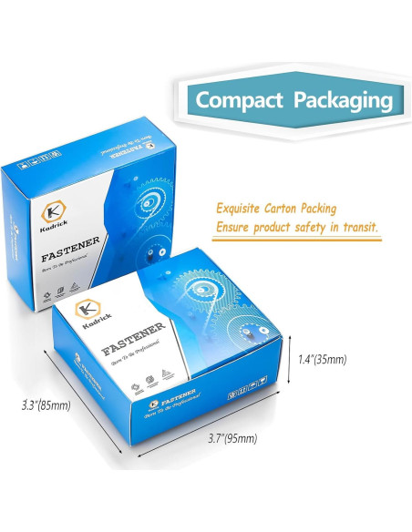 Tuercas Remachadas Kadrick 3/8"-16 Acero al Carbono 35Pcs
