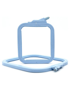 Aro de Bordado Cuadrado Nurge Azul X-Pequeño 28x25cm
