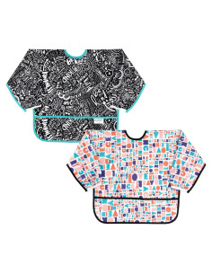 Babero de Mangas Bumkins para Bebés 6-24 Meses - Impermeable