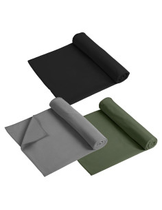 Paquete de 3 Toallas de Yoga Antideslizantes Breling 185x66cm