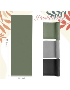 Paquete de 3 Toallas de Yoga Antideslizantes Breling 185x66cm 2