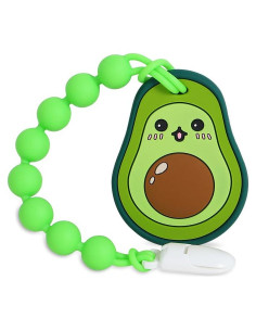 Mordedor de Silicona Aguacate Cuebo para Bebés - Libre de BPA