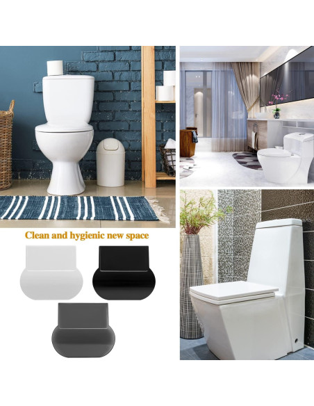Elevador de Tapa de Inodoro Sliverdew 3 Pcs Autoadhesivo