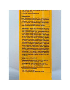 Máscara Capilar CRAZY SKIN con Levadura de Cerveza 400ml 2