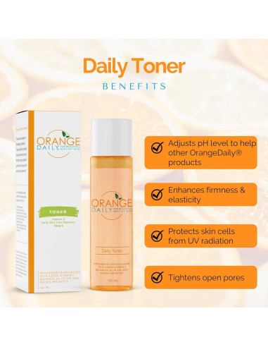 Tónico Diario Vitamina C OrangeDaily 150 ML Hidratante