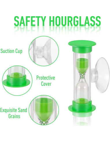 Temporizador de Arena para Cepillo de Dientes CIATBYYJ 3 Minutos