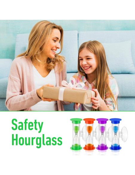 Temporizador de Arena para Cepillo de Dientes CIATBYYJ 3 Minutos