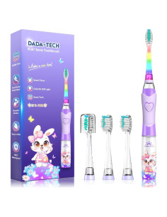 Cepillo de Dientes Eléctrico Infantil DADA-TECH Conejo Púrpura