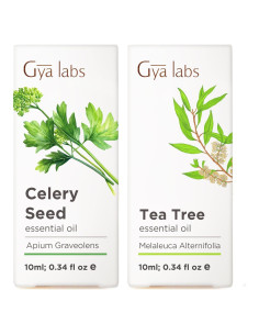 Set de Aceites Esenciales Gya Labs 100% Naturales 2x10ml