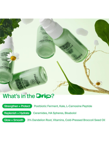 Kit de Cuidado Facial Youth To The People - Limpiador Exfoliante Suave 142g + Hidratante 56g + Suero 28g Kit de Cuidado Facial Youth To The People - Limpiador Exfoliante Suave 142g + Hidratante 56g + Suero 28g