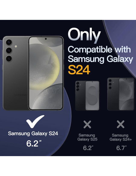 Funda Parachoques JETech para Samsung Galaxy S24 5G - Antigolpes y Antirayaduras