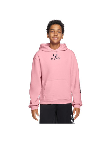 Sudadera con Capucha Messi para Niños 6 Rosa Caramelo