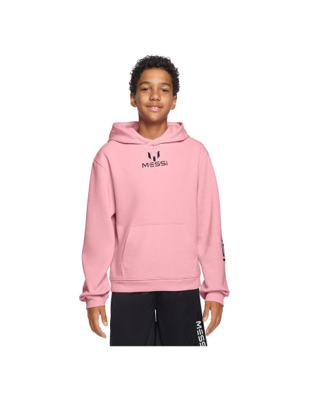 Sudadera con Capucha Messi para Niños 6 Rosa Caramelo