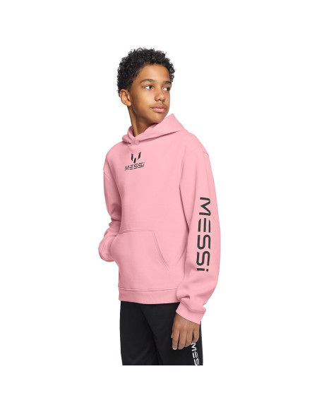 Sudadera con Capucha Messi para Niños 6 Rosa Caramelo