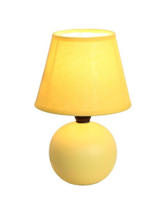 Lámpara de Mesa Simple Designs LT2008-YLW Cerámica Amarilla