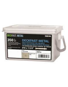 Tornillos para Deck Starborn Deckfast Metal 350 pcs 4.13 cm Inoxidable