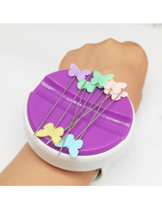 Soporte Magnético para Alfileres de Muñeca HONEYSEW Púrpura 2