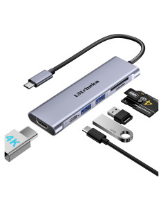 Hub USB C 7-en-1 Ultrbeka con HDMI 4K y 2 USB 3.0