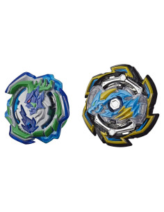Paquete Doble Beyblade Burst Rise Dragón de Roca D5 y Ogre O5
