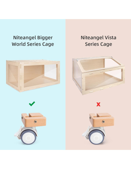 Rueda Universal de Suplemento Niteangel para Hamsters - Madera Clara Rueda Universal de Suplemento Niteangel para Hamsters - Madera Clara