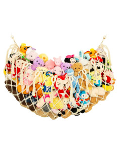 Hamaca de Peluches Macrame Dio 152x38cm Crema Ecológica