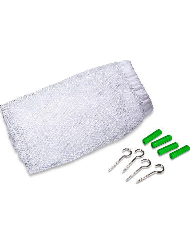 Hamaca Jumbo para Juguetes Handy Laundry, Malla Blanca, 1.68m