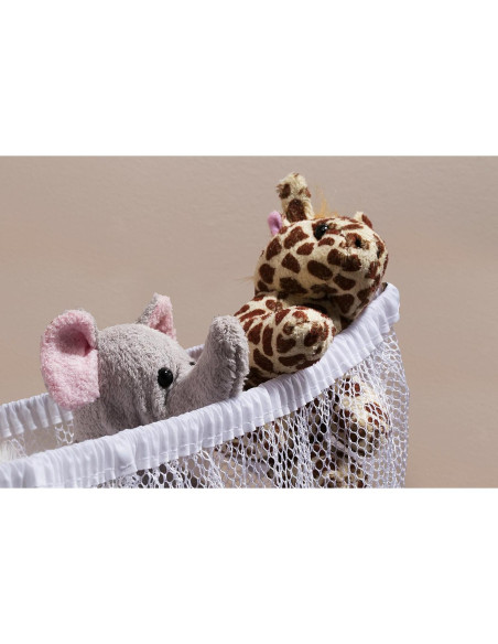 Hamaca Jumbo para Juguetes Handy Laundry, Malla Blanca, 1.68m