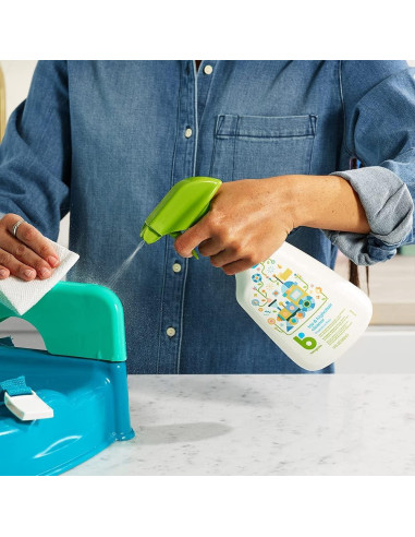 Limpiador de Juguetes y Sillas Altas Babyganics 482.8ml Paquete de 2