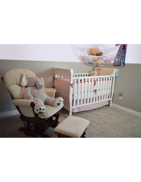 Hamaca Jumbo para Juguetes Handy Laundry, Malla Blanca, 1.68m