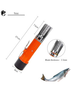 Rascador de Pescado Eléctrico MXBAOHENG YLQ-002 2200mAh 2