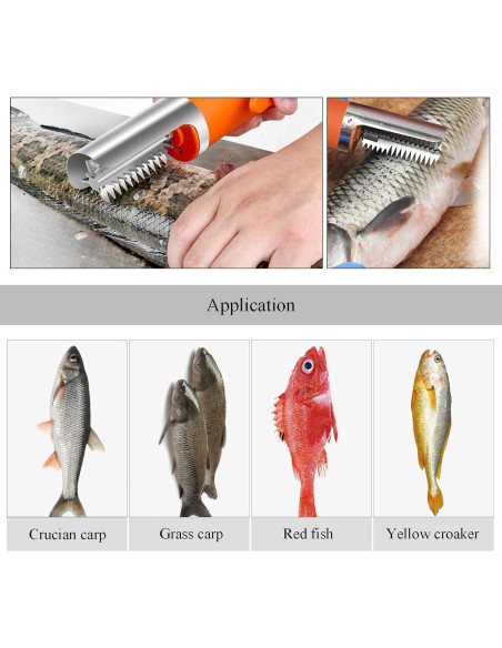 Rascador de Pescado Eléctrico MXBAOHENG YLQ-002 2200mAh