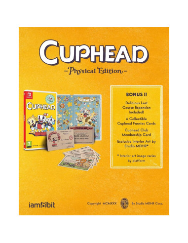 Cuphead Nintendo Switch - Juego Estándar + Expansión
