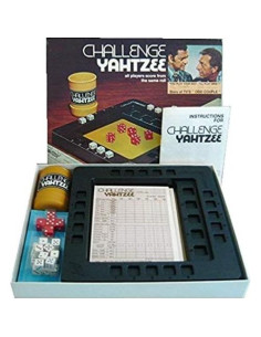 Juego de Dados Desafío Yahtzee Milton Bradley 20x12 cm 2