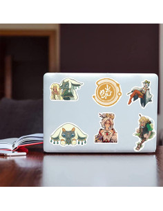 50 Calcomanías Impermeables MINRAIN Zelda para Laptop y Bicicleta 2